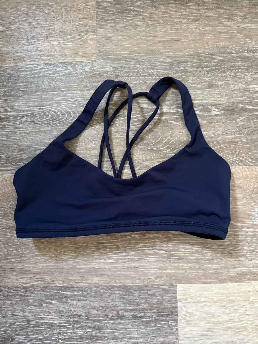 lululemon athletica Strappy Back Sports Bra - Navy Blue